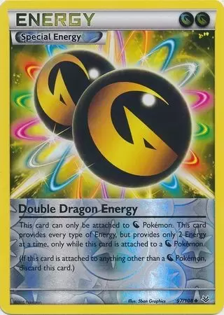 XY Roaring Skies - Double Dragon Energy Reverse