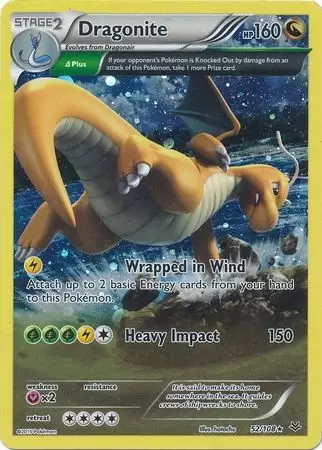 XY Roaring Skies - Dragonite Cosmos Holo