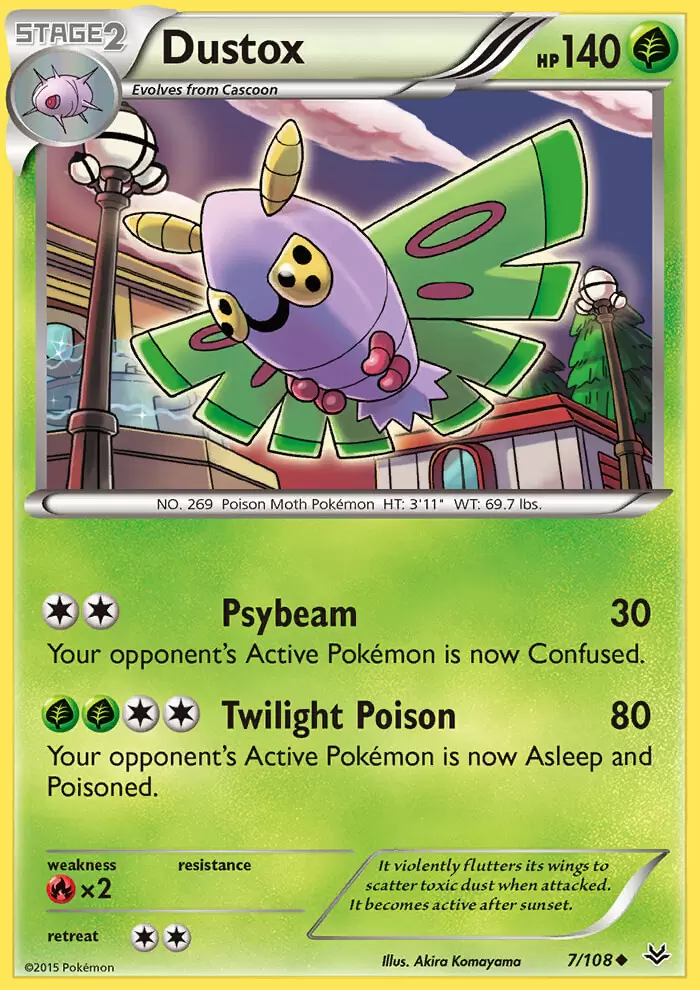XY Roaring Skies - Dustox