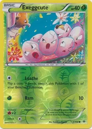 XY Roaring Skies - Exeggcute Reverse