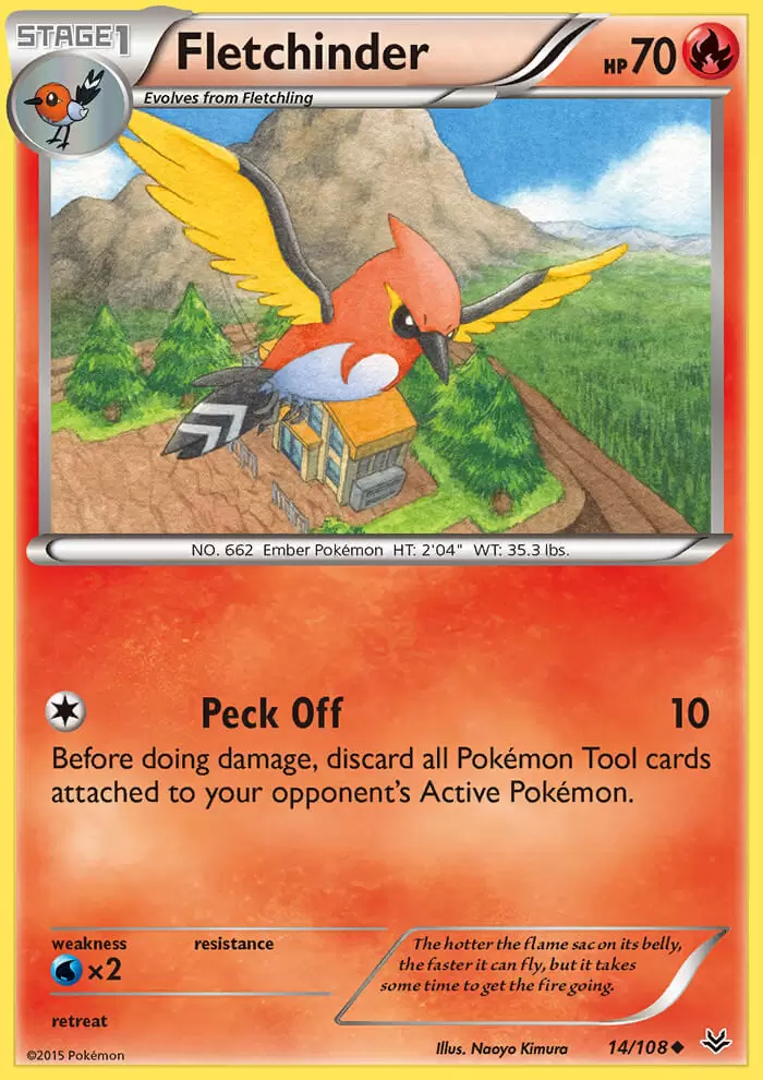 XY Roaring Skies - Fletchinder