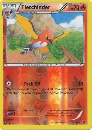 XY Roaring Skies - Fletchinder Reverse