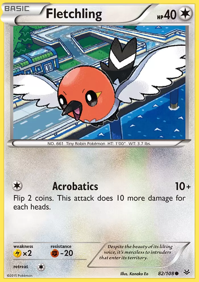 XY Roaring Skies - Fletchling