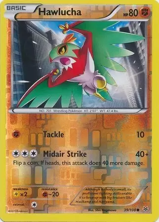 XY Roaring Skies - Hawlucha Reverse