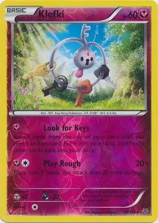 XY Roaring Skies - Klefki Reverse
