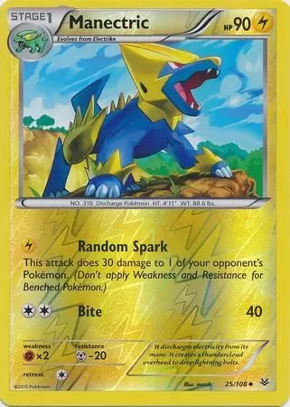 XY Roaring Skies - Manectric Reverse