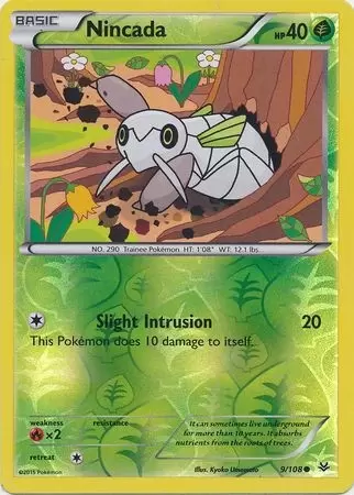 XY Roaring Skies - Nincada Reverse