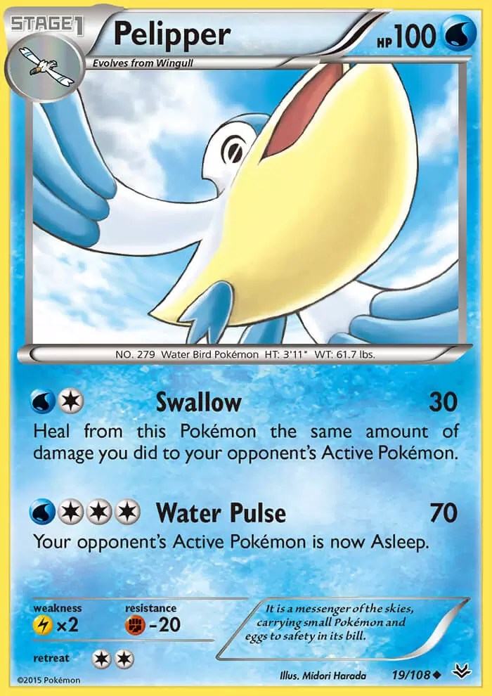 XY Roaring Skies - Pelipper