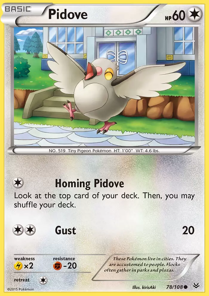 XY Roaring Skies - Pidove