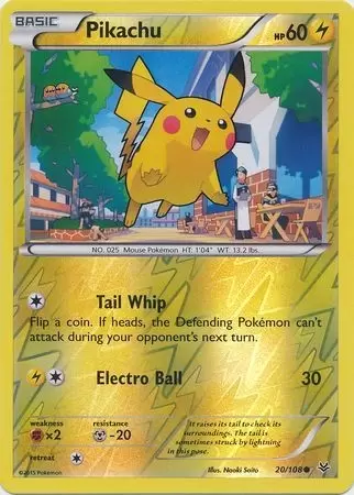 XY Roaring Skies - Pikachu Reverse