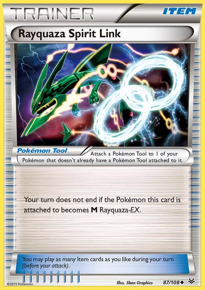 XY Roaring Skies - Rayquaza Spirit Link