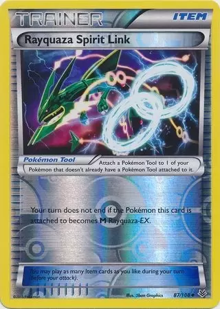 XY Roaring Skies - Rayquaza Spirit Link Reverse