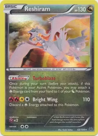 XY Roaring Skies - Reshiram Holo