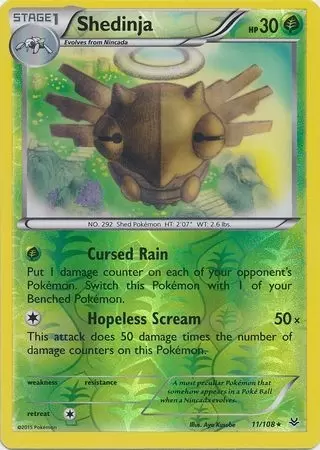 XY Roaring Skies - Shedinja Reverse