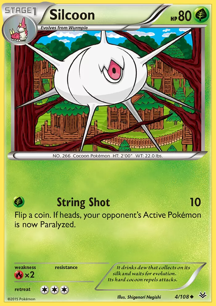 XY Roaring Skies - Silcoon