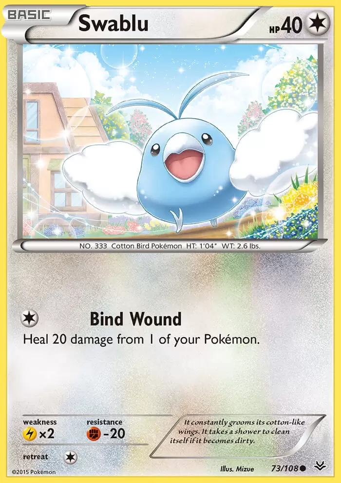 XY Roaring Skies - Swablu