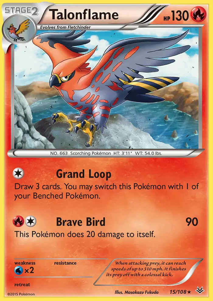 XY Roaring Skies - Talonflame