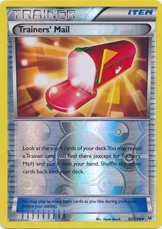 XY Roaring Skies - Trainers\' Mail Reverse