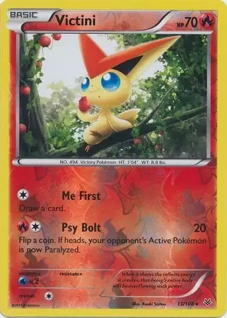 XY Roaring Skies - Victini Reverse