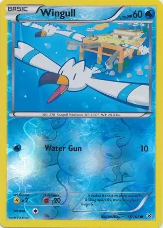 XY Roaring Skies - Wingull Reverse