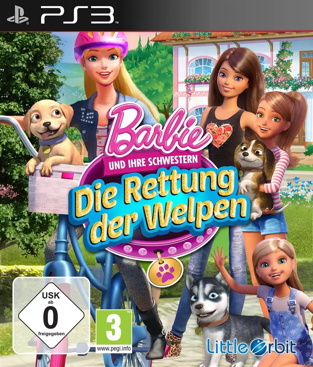 Barbie™ et ses sœurs: La grande aventure des chiots, Jeux Nintendo 3DS, Jeux