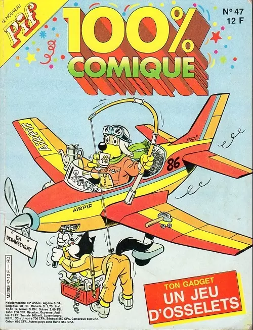 Pif Gadget Spécial 100% comique - Hercule bricole