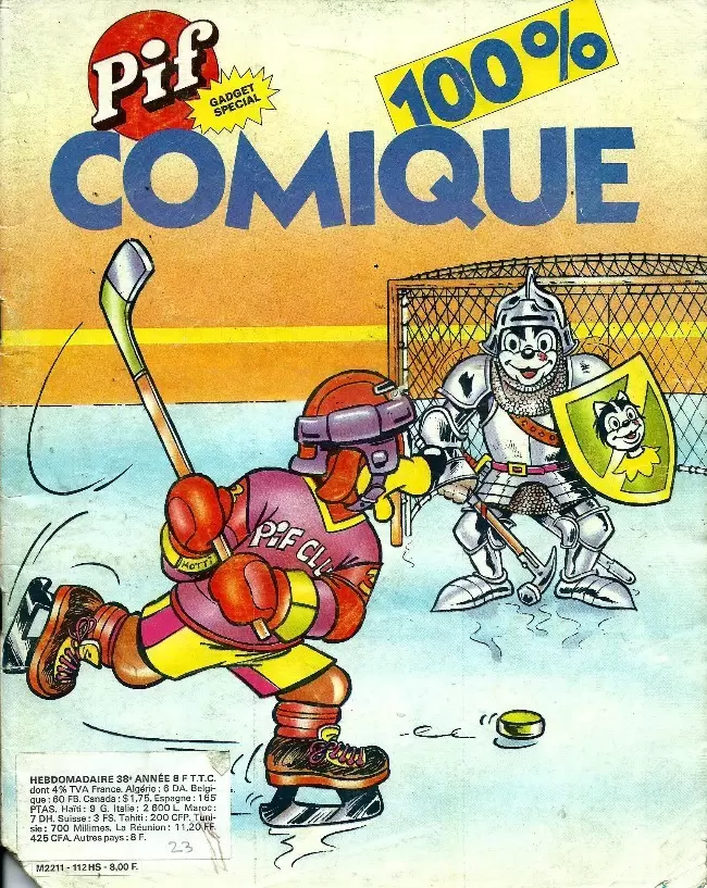 Pif Gadget Spécial 100% comique - La colonne d\'Hercule