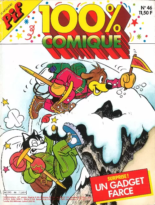 Pif Gadget Spécial 100% comique - Le monde à l\'envers
