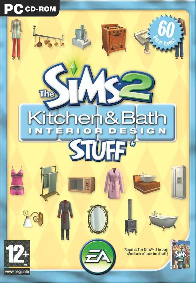 Jeux PC - Les Sims 2 : Kit Cuisine et Salle de Bain Design