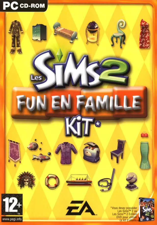 Jeux PC - Les Sims 2 : Kit Fun en Famille