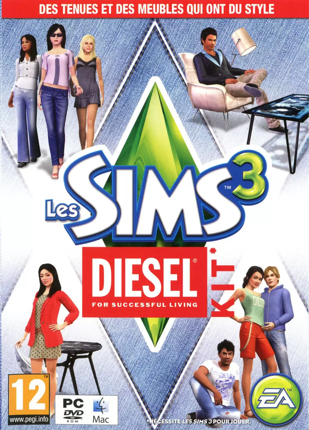Jeux PC - Les Sims 3 : Diesel Kit