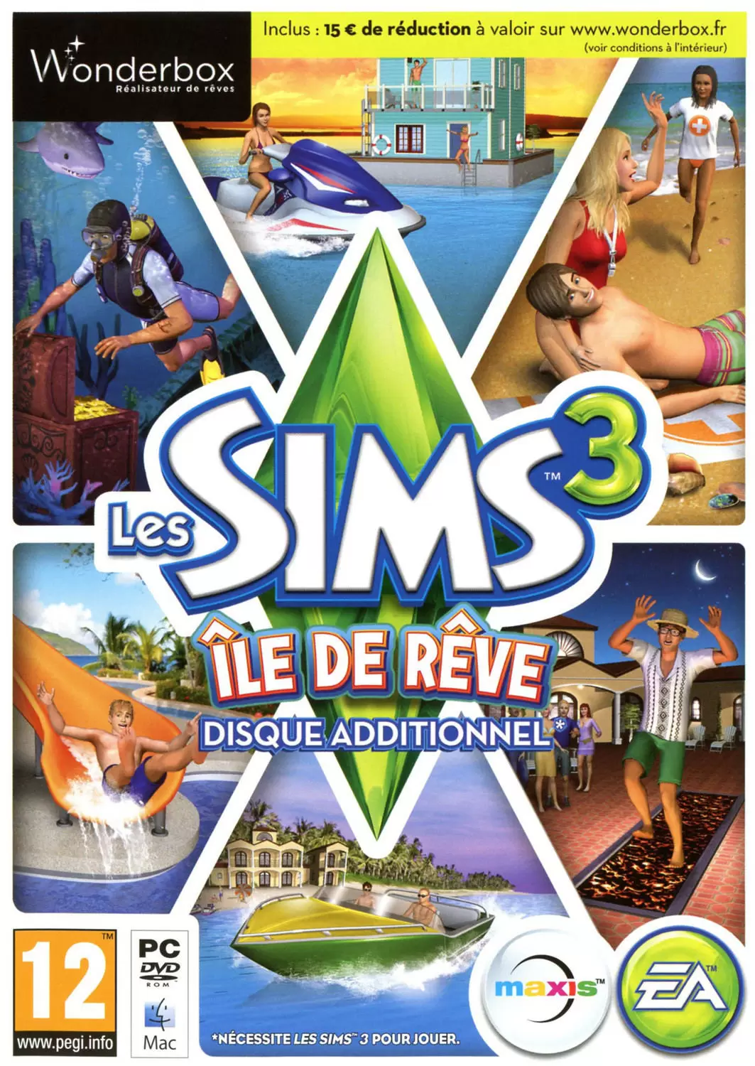 Jeux PC - Les Sims 3 : Ile de Rêve