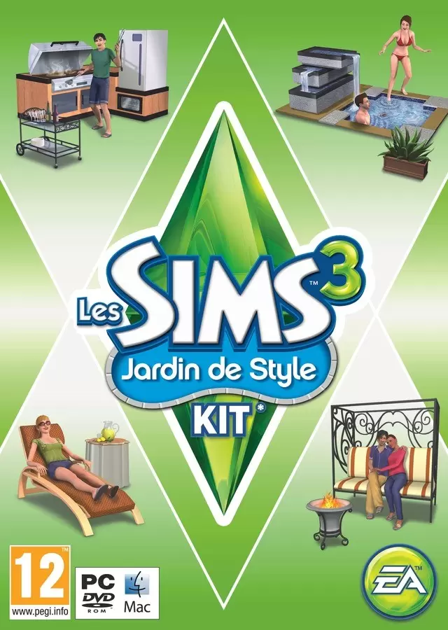 Jeux PC - Les Sims 3 : Jardin de Style Kit
