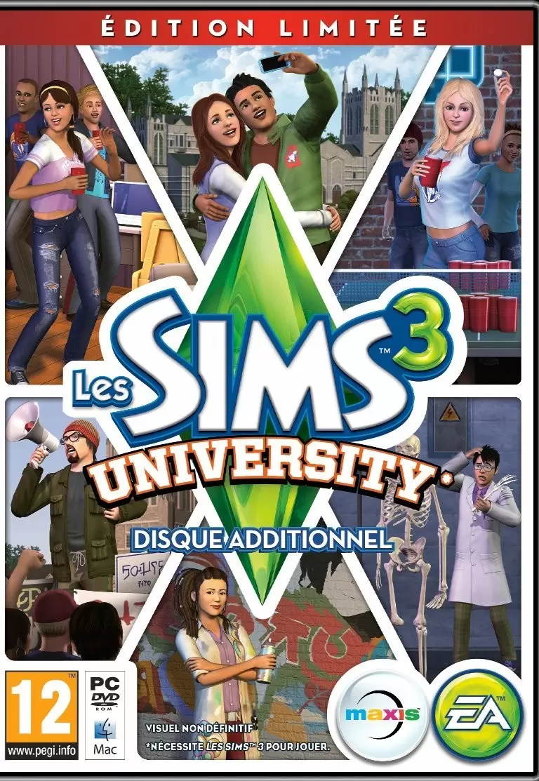 Jeux PC - Les Sims 3 : University