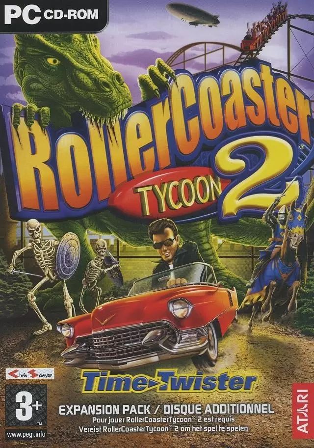 Jeux PC - Rollercoaster Tycoon 2 : Time Twister