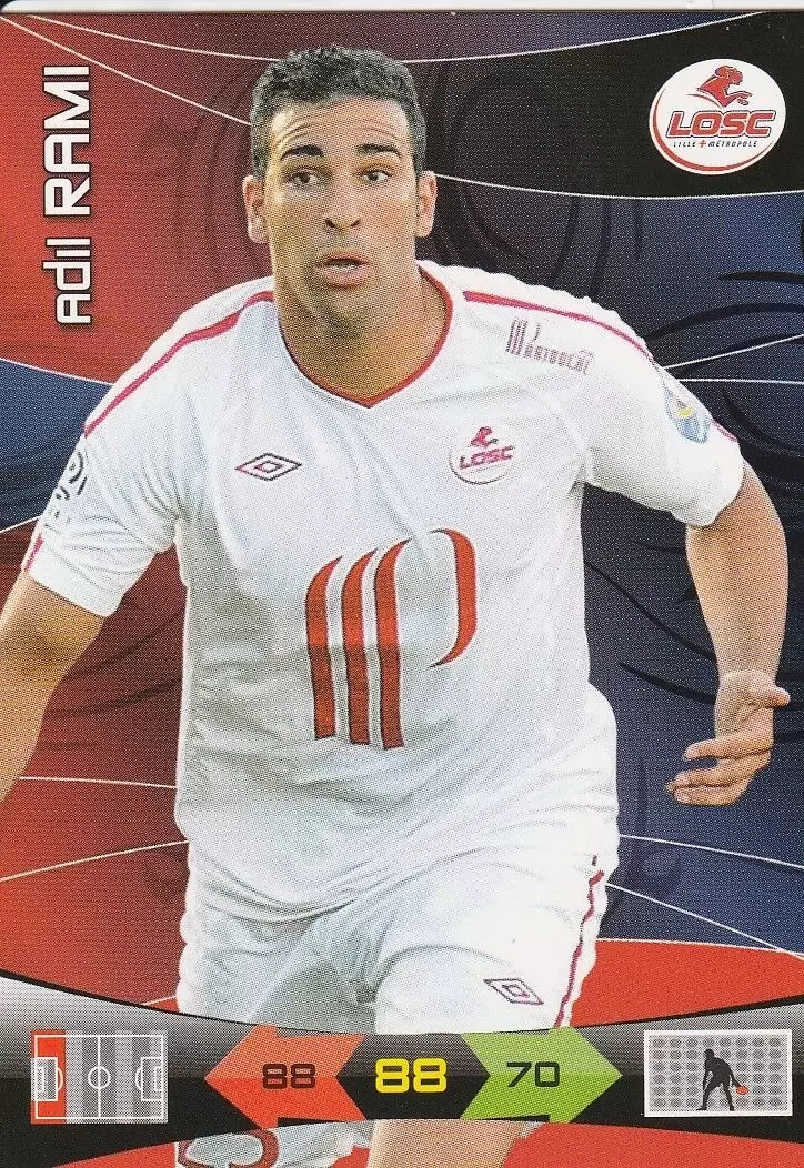 BALMONT LILLE LOSC TRADING CARDS ADRENALYN PANINI FOOT 2011