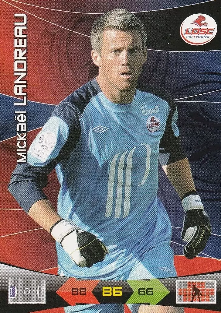 Adrenalyn XL: 2010-211 - Mickael Landreau - Lille