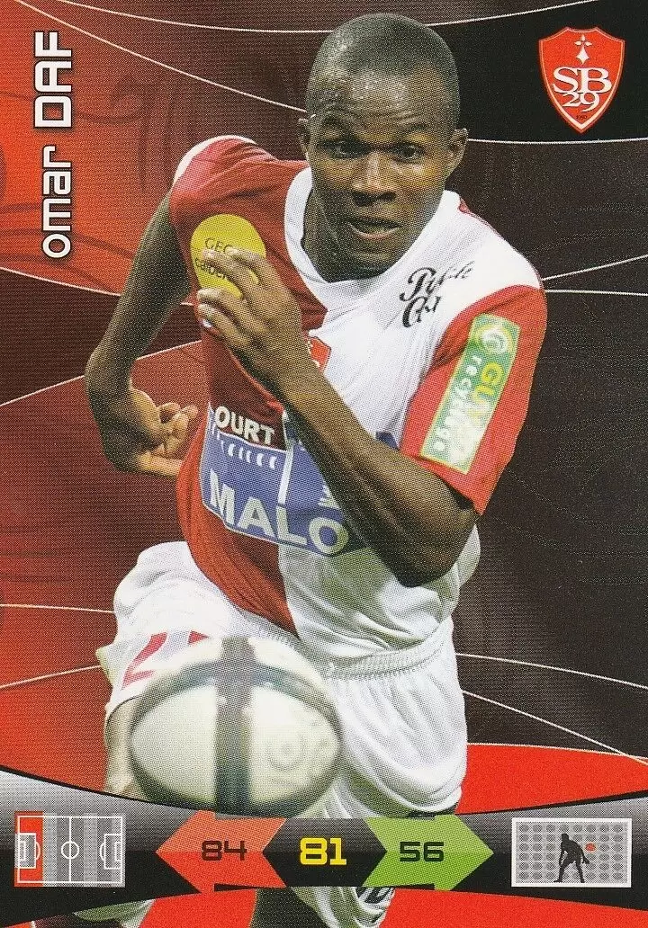 Adrenalyn XL: 2010-211 - Omar Daf - Brestois