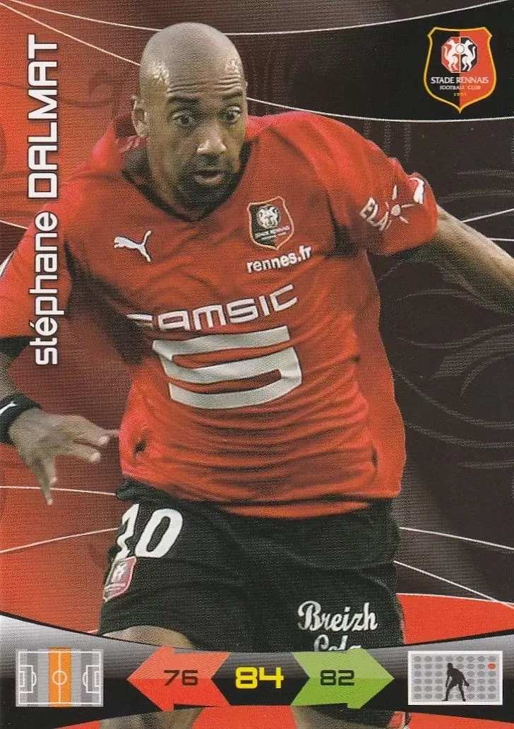 Adrenalyn XL: 2010-211 - Stephane Dalmat - Stade Rennais
