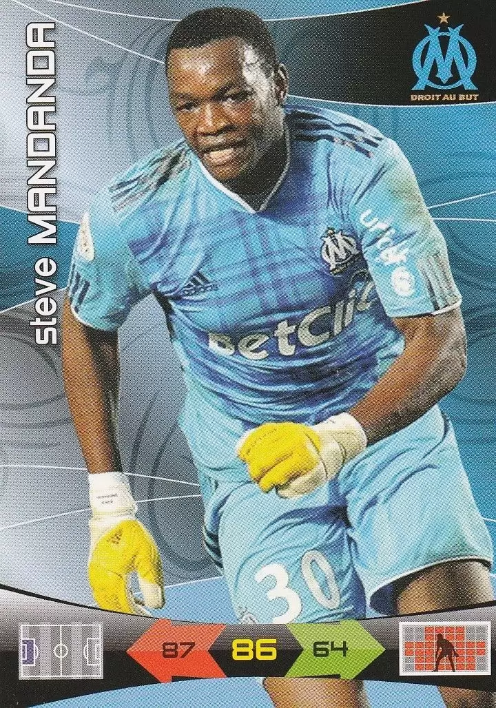 Adrenalyn XL: 2010-211 - Steve Mandanda - Marseille