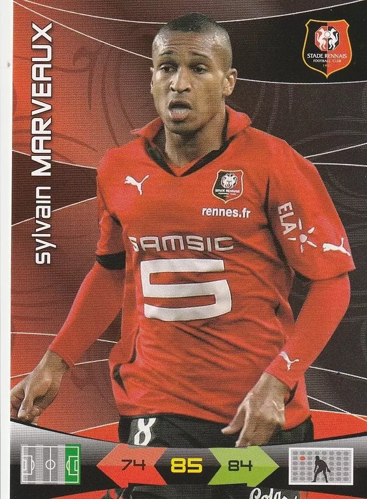 Adrenalyn XL: 2010-211 - Sylvain Marveaux - Stade Rennais
