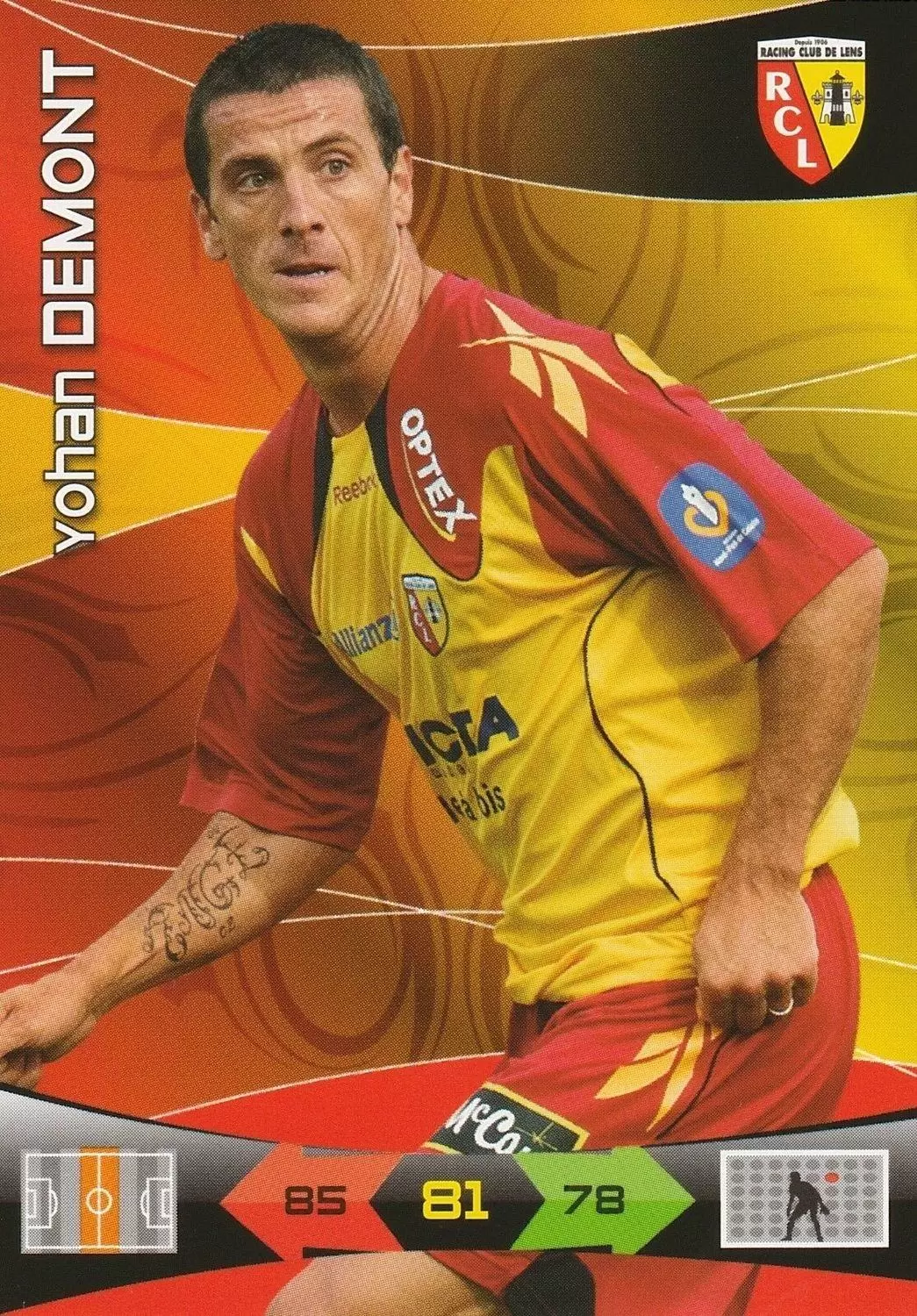 Adrenalyn XL: 2010-211 - Yohan Demont - Lens