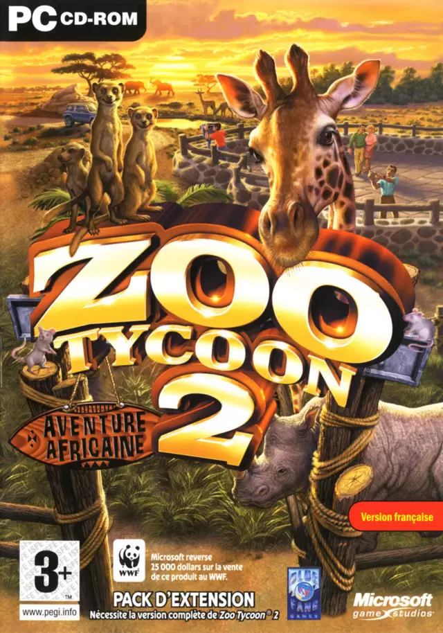 Jeux PC - Zoo Tycoon 2 : Aventure Africaine