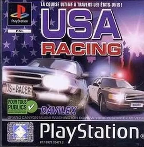 Jeux Playstation PS1 - USA Racing