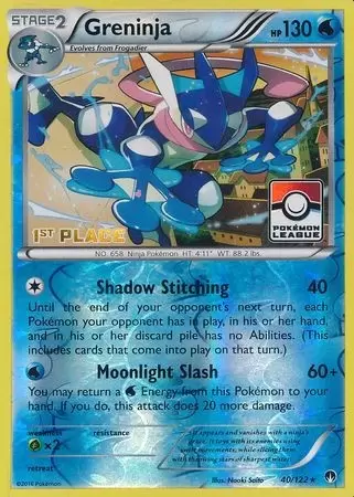 XY Breakpoint - Greninja Reverse 1st Place Pokemon League