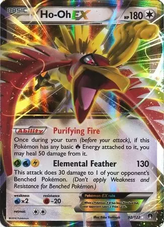  Ho-Oh - 001/025 - Holo Rare : Toys & Games