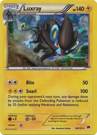 XY Breakpoint - Luxray Holo Cracked Ice