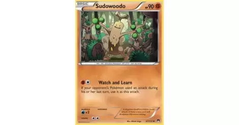 MINT XY BREAKpoint Sudowoodo 67/122 Pokemon TCG 2016 Uncommon Card 