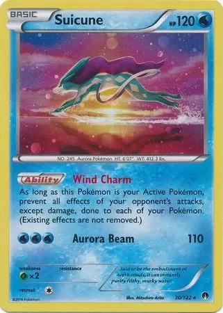 XY Breakpoint - Suicune Cosmos Holo