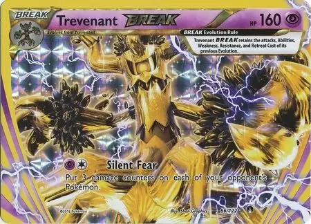 Trevenant Break Xy Breakpoint Pokemon Card 66 122